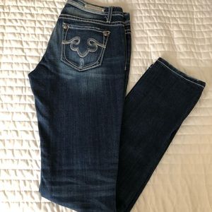 EUC - worn twice. Express REROCK skinny jeans